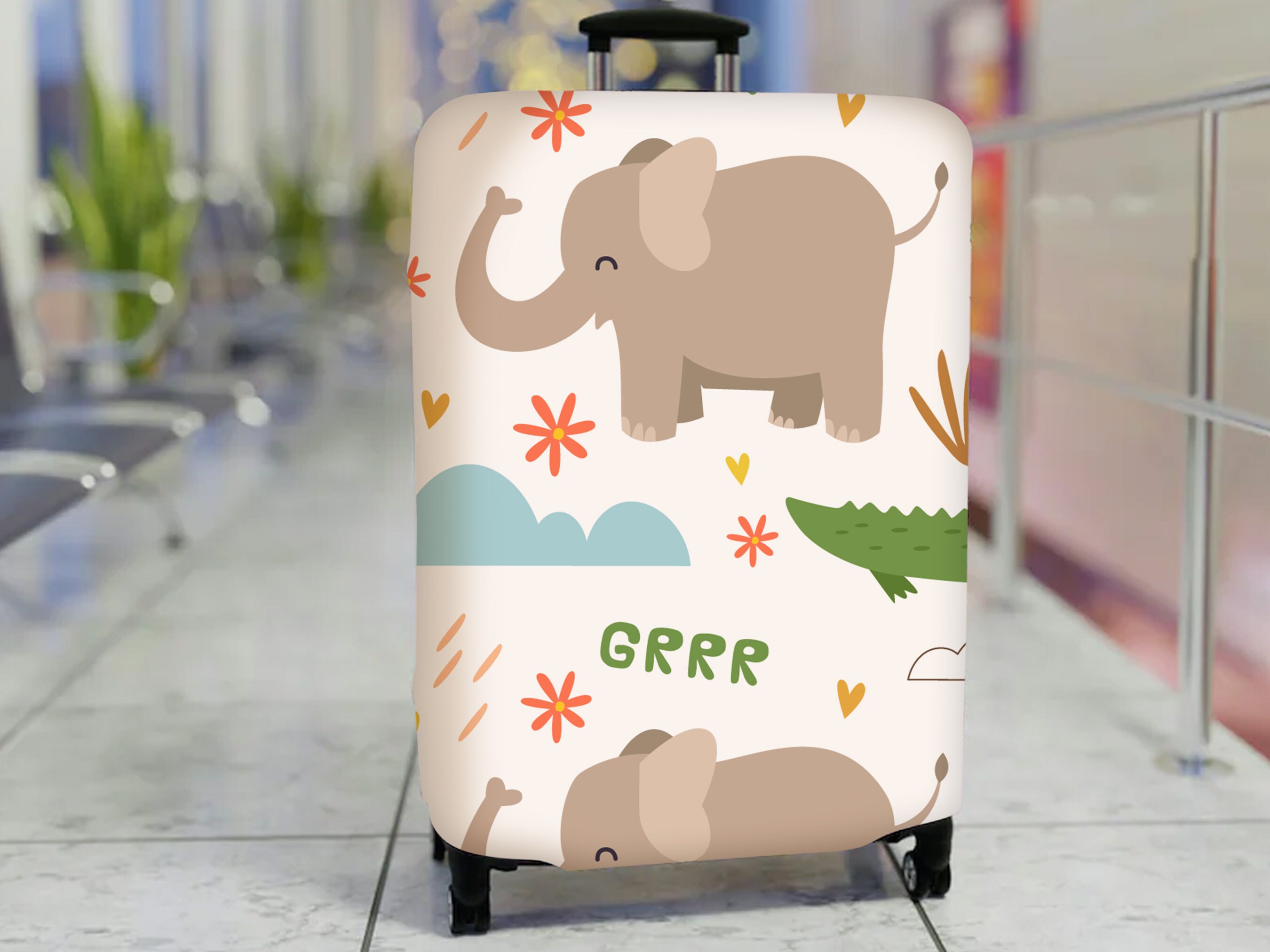 Minimalist Luggage Jungle Luggage Bag Suitcase Minimalist Etsy