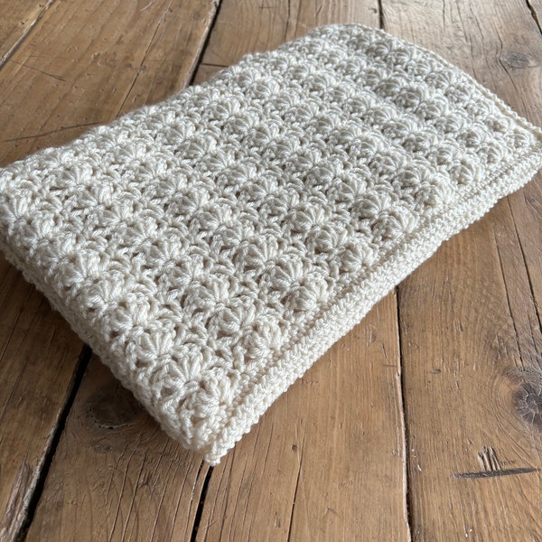 Shell Baby Blanket Crochet Pattern by local designer
