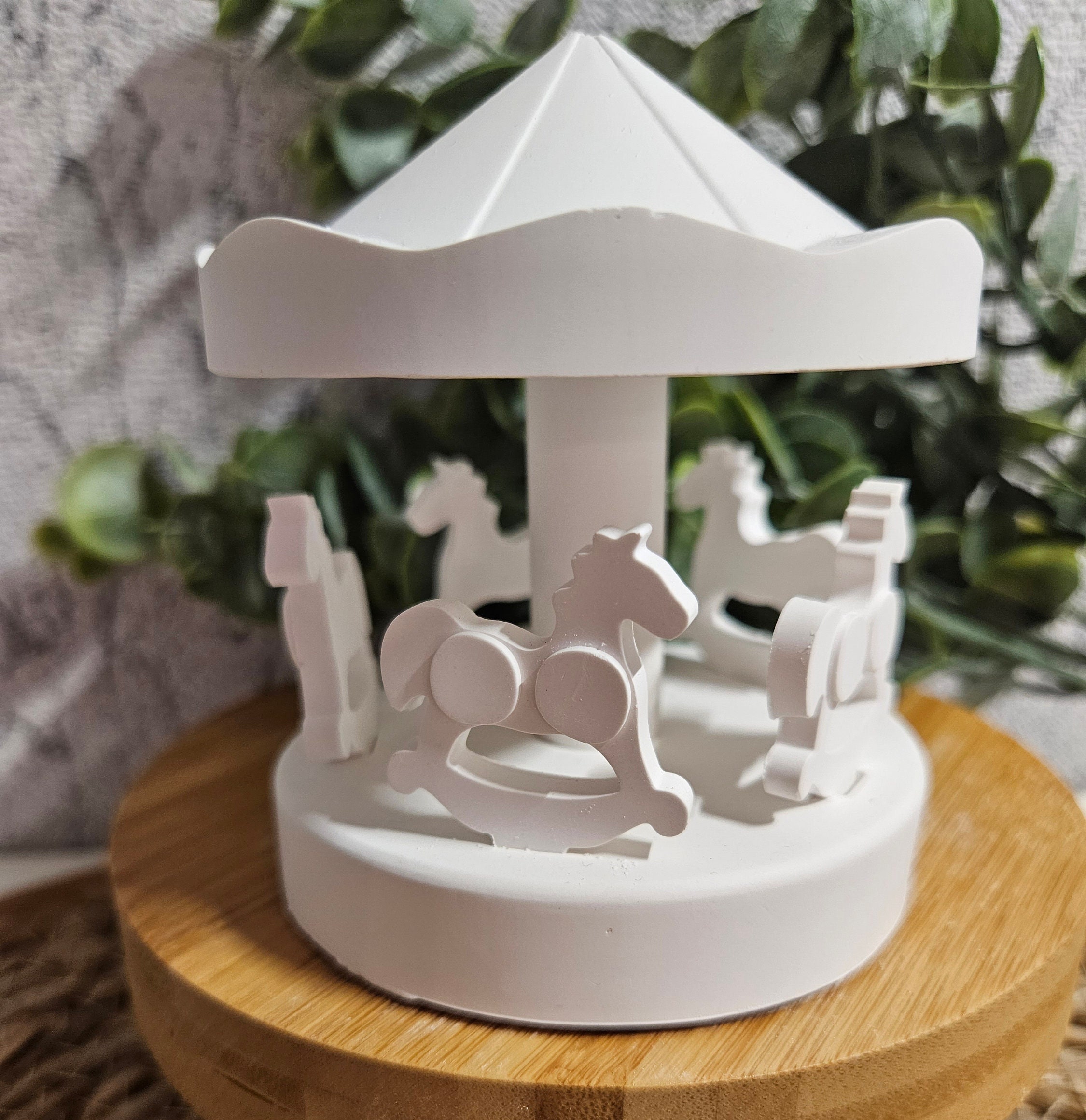 Skeadex Karussell Silikonform Set - DIY Gießformen Für Gips, Harz & Mehr - 4-teilig