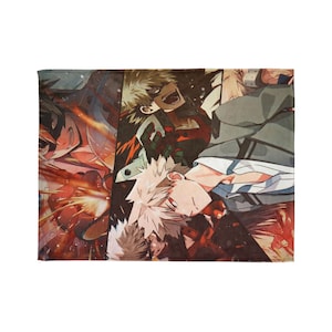 Bakugou Blanket Etsy