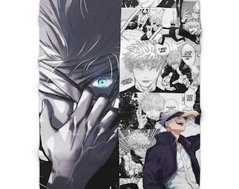 Gojo Satoru - Jujutsu Kaisen- Sherpa Fleece Blanket