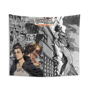 Attack on titan- Eren Indoor Wall Tapestries