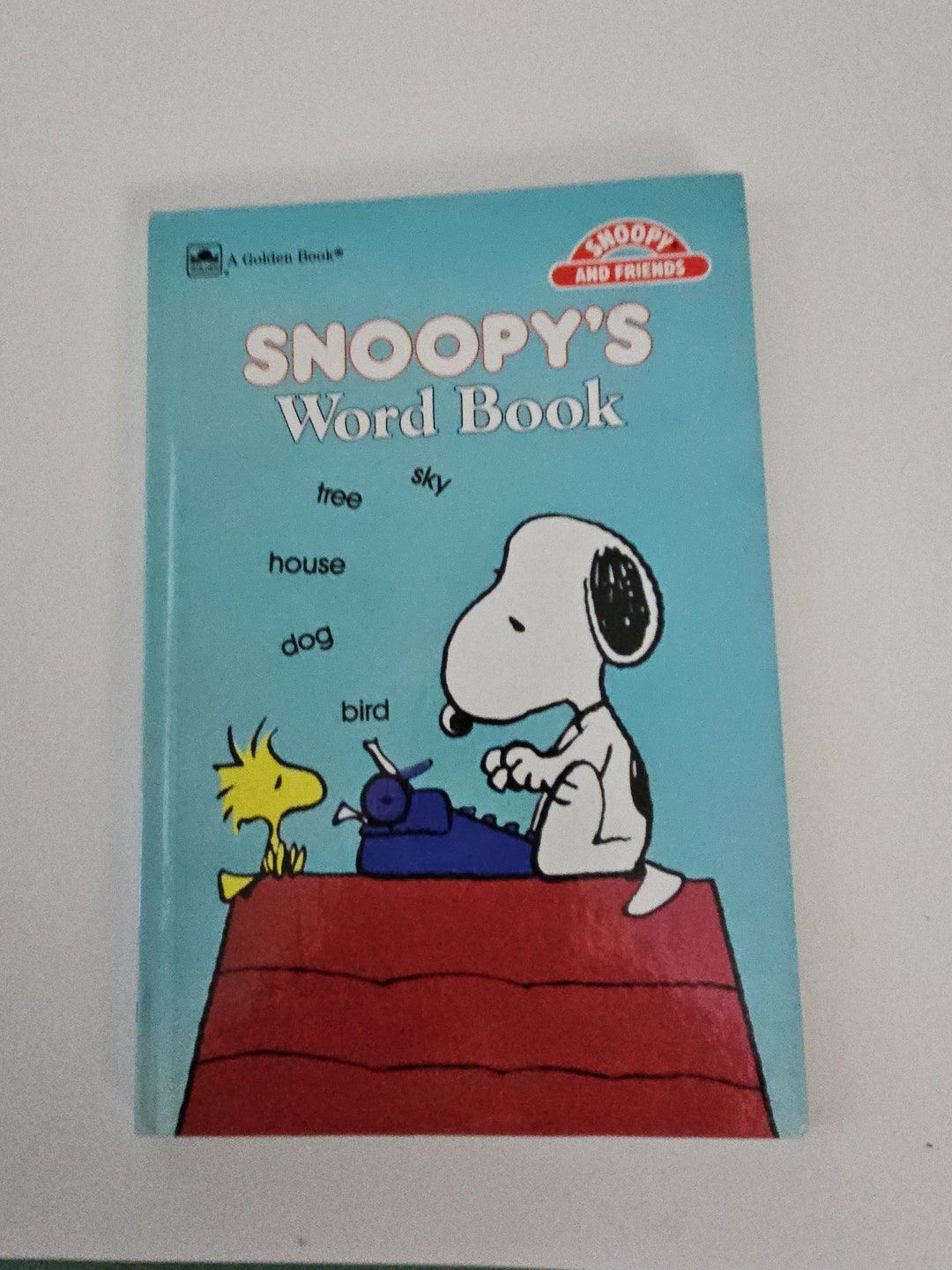 Snoopy Word SNOOPY'S WORD BOOK Vintage Golden Book 1987 - Etsy