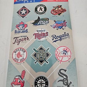 Major League Vintage Baseball  Stickers From American Greetings 1997 [ 2 Sets]