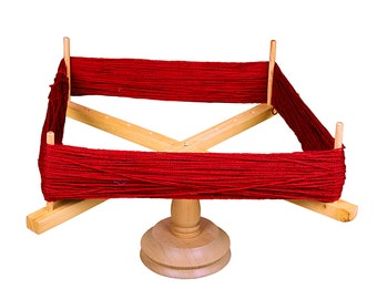 Handmade Yarn Swift | Premium Wood Yarn Swift Umbrella Winder | Hand-Operated Yarn Swift | Skein Holder | Mother's Day Gift