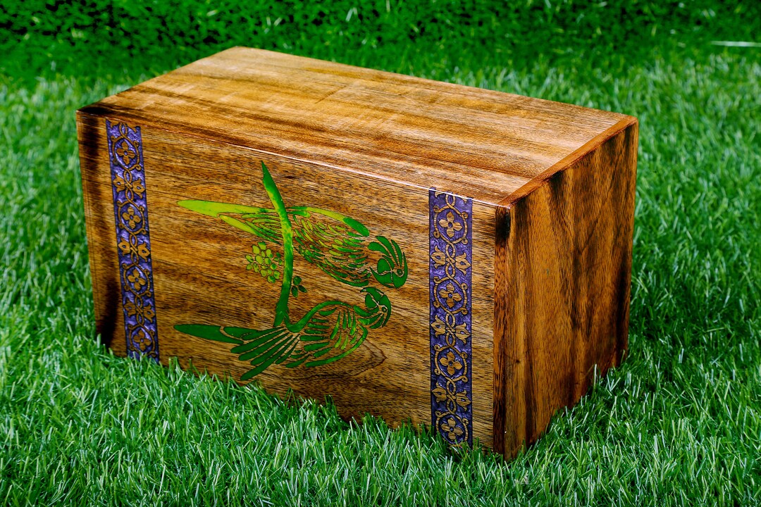 Handmade Rosewood Urn for Human Ashes Wooden Box Etsy