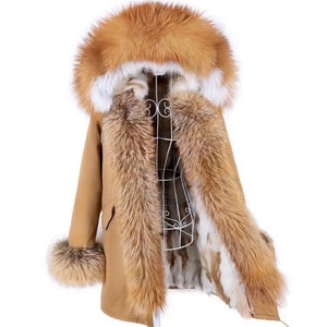 SGSD Chaqueta de piel sintética para mujer, corta, de pelo sintético,  abrigo corto con capucha, chaqueta de invierno, Blanco, S: : Moda