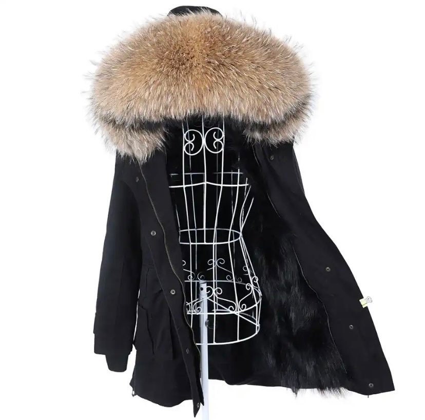 Echt Pelz Fur Jacket Etsy