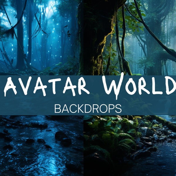 Explore the Avatr World - 24 High-Quality Digital Backgrounds | 1:1 ratio |