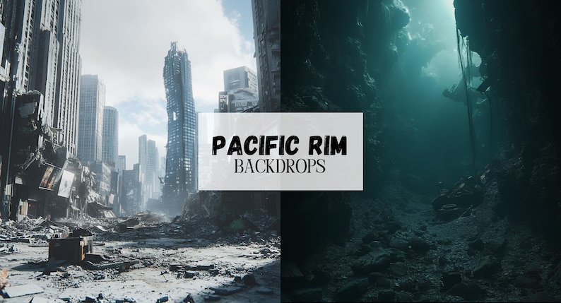 Apocalyptic Pacific Rim 20 Pacific Rim Backdrops: High-resolution Digital Imagery (digital ...