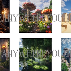 20 Minecraft Backdrops | 1:1 Ratio | Minecraft Backgrounds | Photoshop ...
