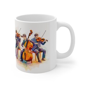 Chamber Music Gift, Orchestra Mug, Orchestra gift, string player gift, image 3