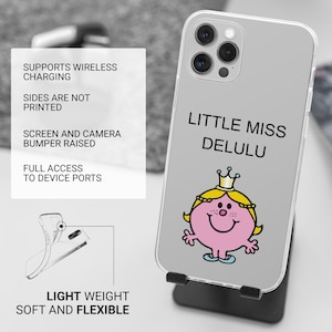 Coque personnalisée Little Miss pour iPhone 15, 14, 13, 12, 11, Xr, Samsung S24Ultra, S23, S22FE A54 A25 A15 Pixel 8 7A 7Pro image 5