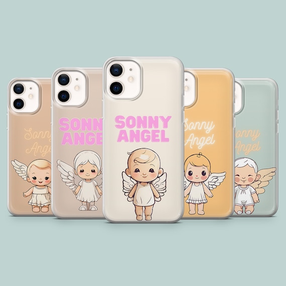 Sonny Angel Phone Case Angel Figurine Cover for iPhone 15, 14, 13, 12, 11,  Xr, Samsung S24ultra, S23, S22FE A54 A25 A14 Pixel 8 7A 7pro 6pro 