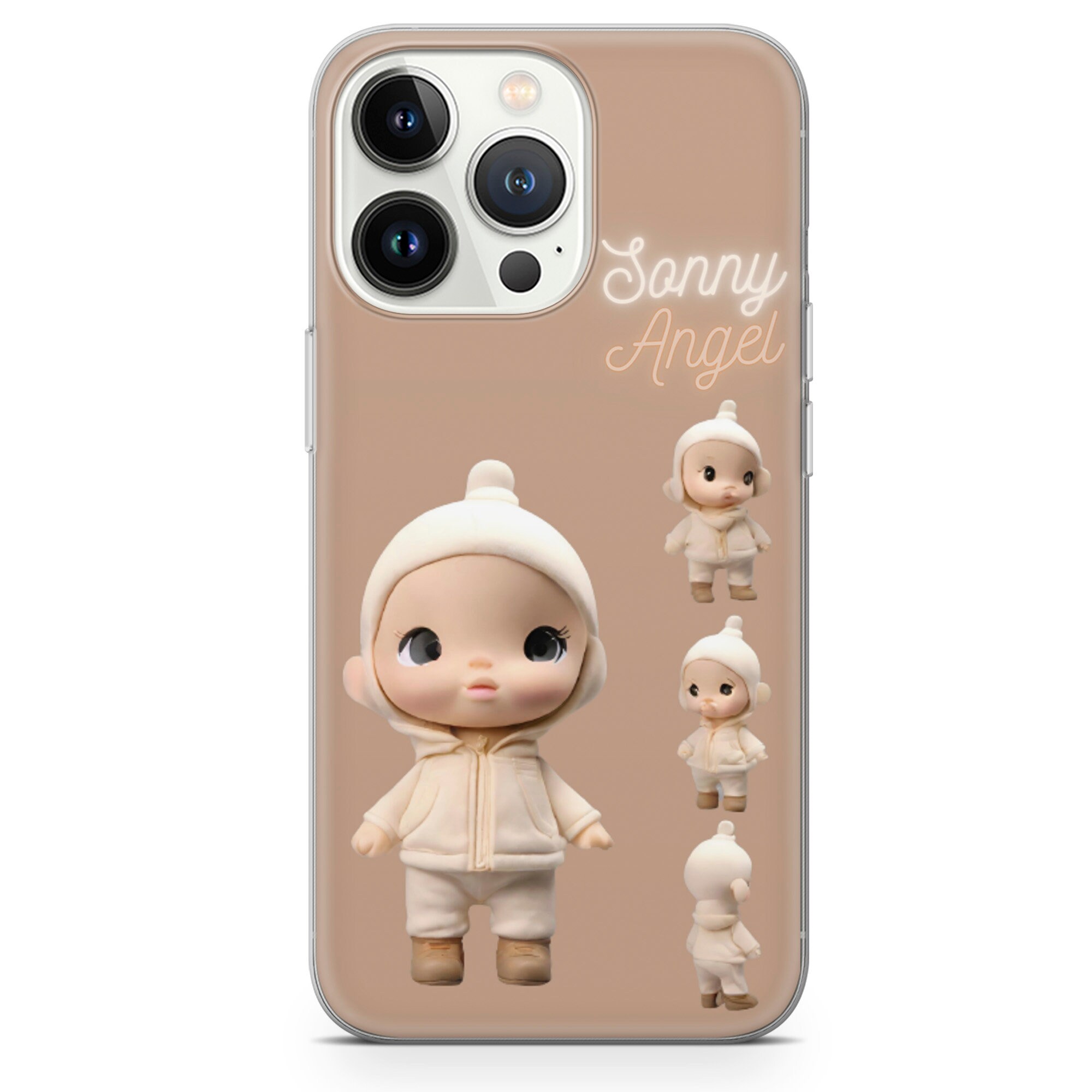 Sonny Angel Phone Case Angel Figurine Cover for iPhone 15, 14, 13, 12, 11,  Xr, Samsung S24ultra, S23, S22FE A54 A25 A14 Pixel 8 7A 7pro 6pro 
