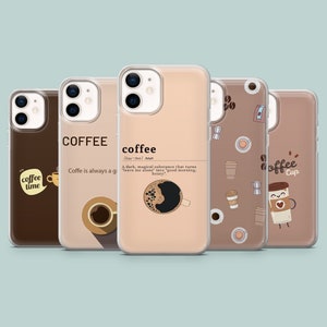 Funda para teléfono con diseño de granos de café espresso para amantes del café, para iPhone 15, 14, 13, 12, 11 Xr Samsung S25Ultra S24 S23FE A54 A25 Pixel 8 7A 7Pro 6Pro