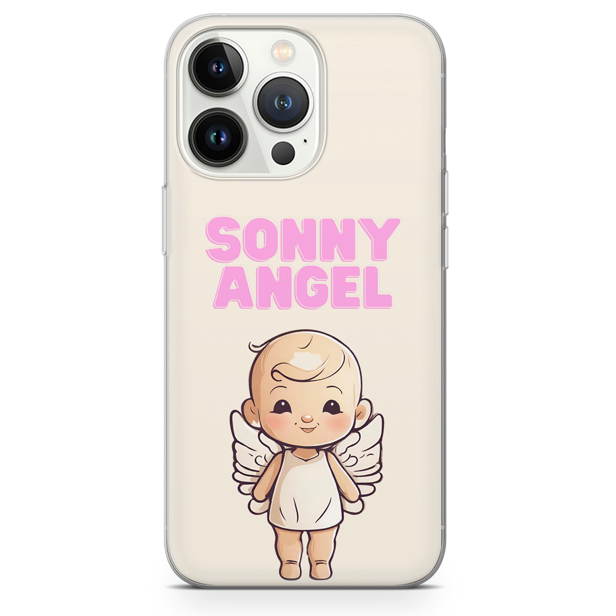 Sonny Angel Phone Case Angel figurine Cover pour iPhone 15, 14, 13, 12, 11,  Xr, Samsung S24Ultra, S23, S22FE A54 A25 A14 Pixel 8 7A 7Pro 6Pro -   France