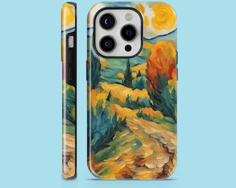 Post-Impressionism Tough Phone Case Fine Art Cover for iPhone 15 14 13 12 11 Xr Samsung S24Ultra S23 S22FE A54 A25 A14 Pixel 8 7A 7Pro 6Pro