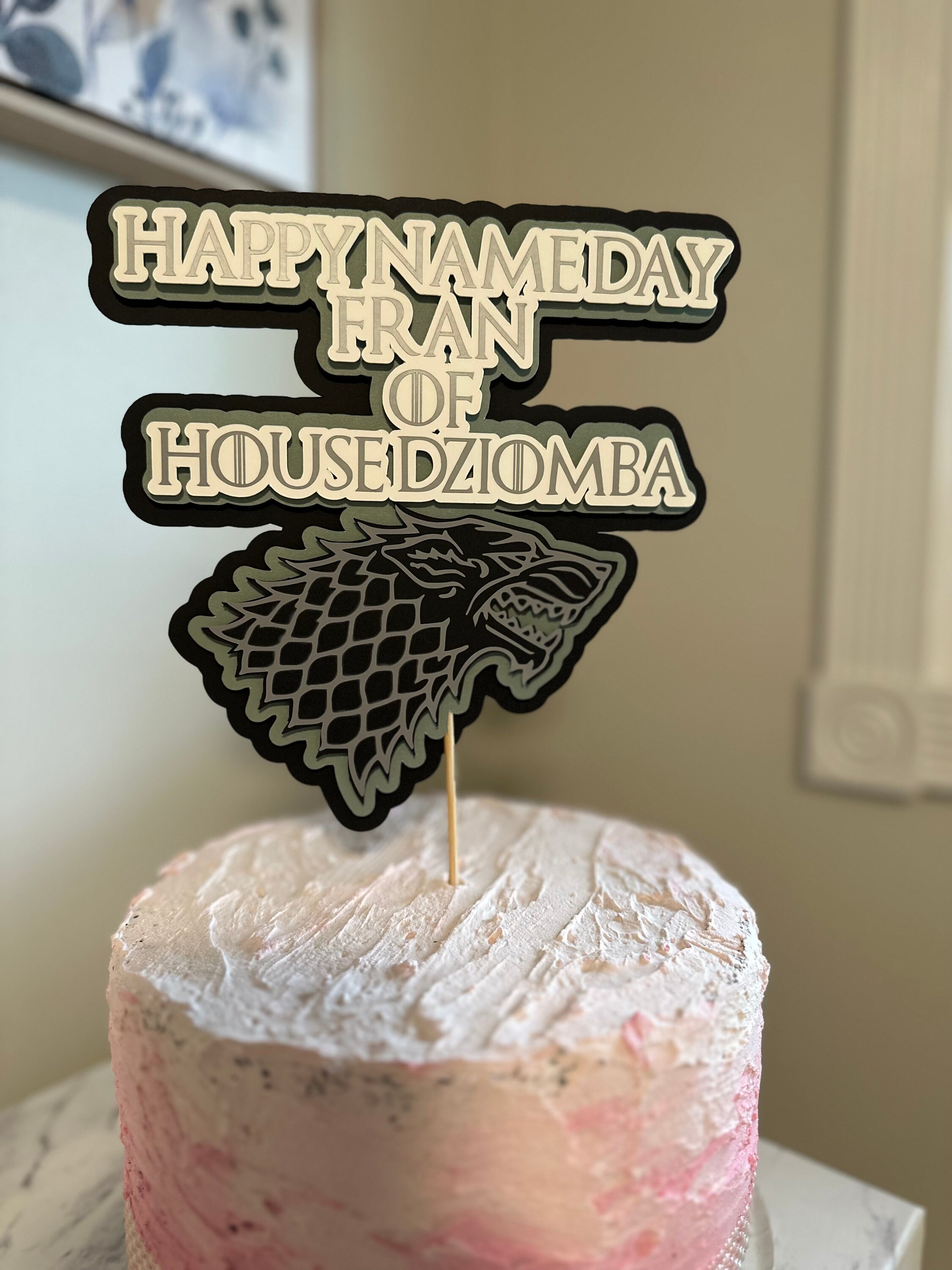 Game of Thrones Cake Topper Etsy