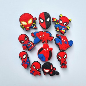 Spiderman Inspired Shoe Charm, Croc