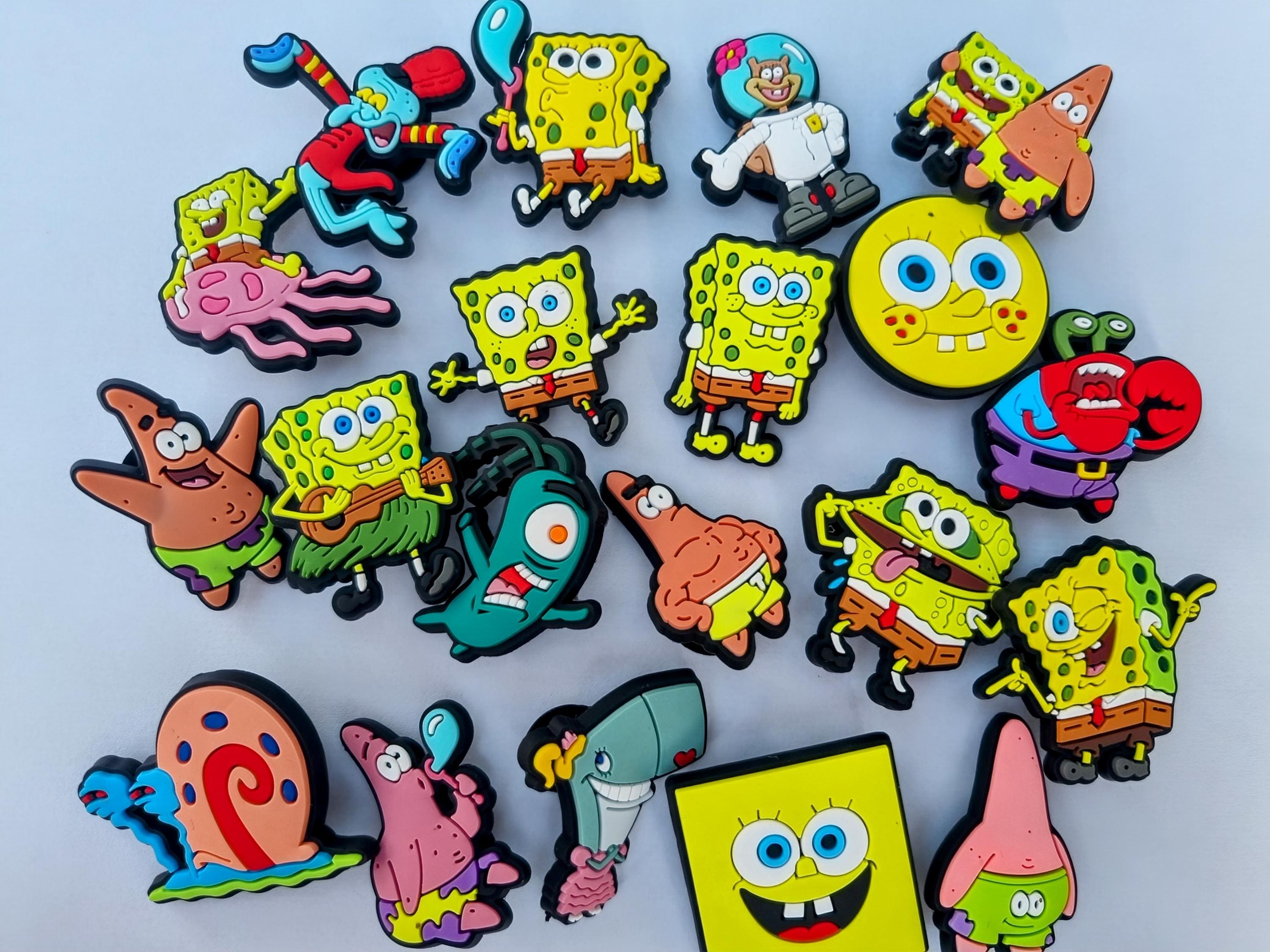 crocs spongebob charms