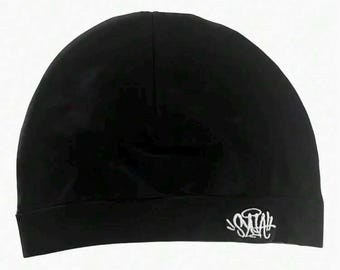 Synaworld beanie met schedelkap