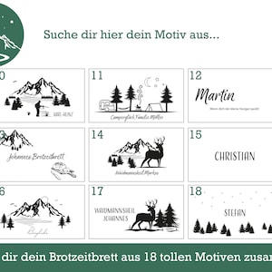 Brotzeitbrett, Geschenke für Männer, Brotzeitbrett personalisiert, Schneidebrett personalisiert, Holzbrett personalisiert, Jausenbrett zdjęcie 3