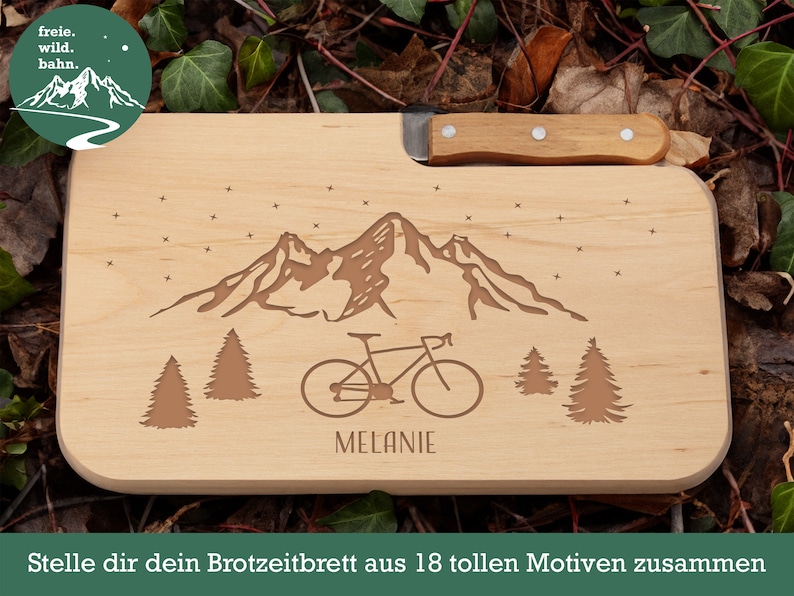 Brotzeitbrett, Geschenke für Männer, Brotzeitbrett personalisiert, Schneidebrett personalisiert, Holzbrett personalisiert, Jausenbrett Bild 7