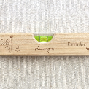 Wedding gifts, housewarming gift, house blessing spirit level, topping out ceremony, house blessing, house moving in gift, topping out gift