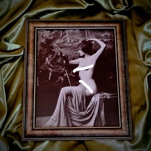1920&#39;s Era Vintage Art Photo, lovely Ziegfeld Follies Showgirl