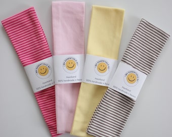 Haarband BUNDLE | gestreifte Haarbänder | handgemachte Haarbänder | striped | Stirnband | Baumwolljersey | Haaraccessoire | Geschenk für Sie