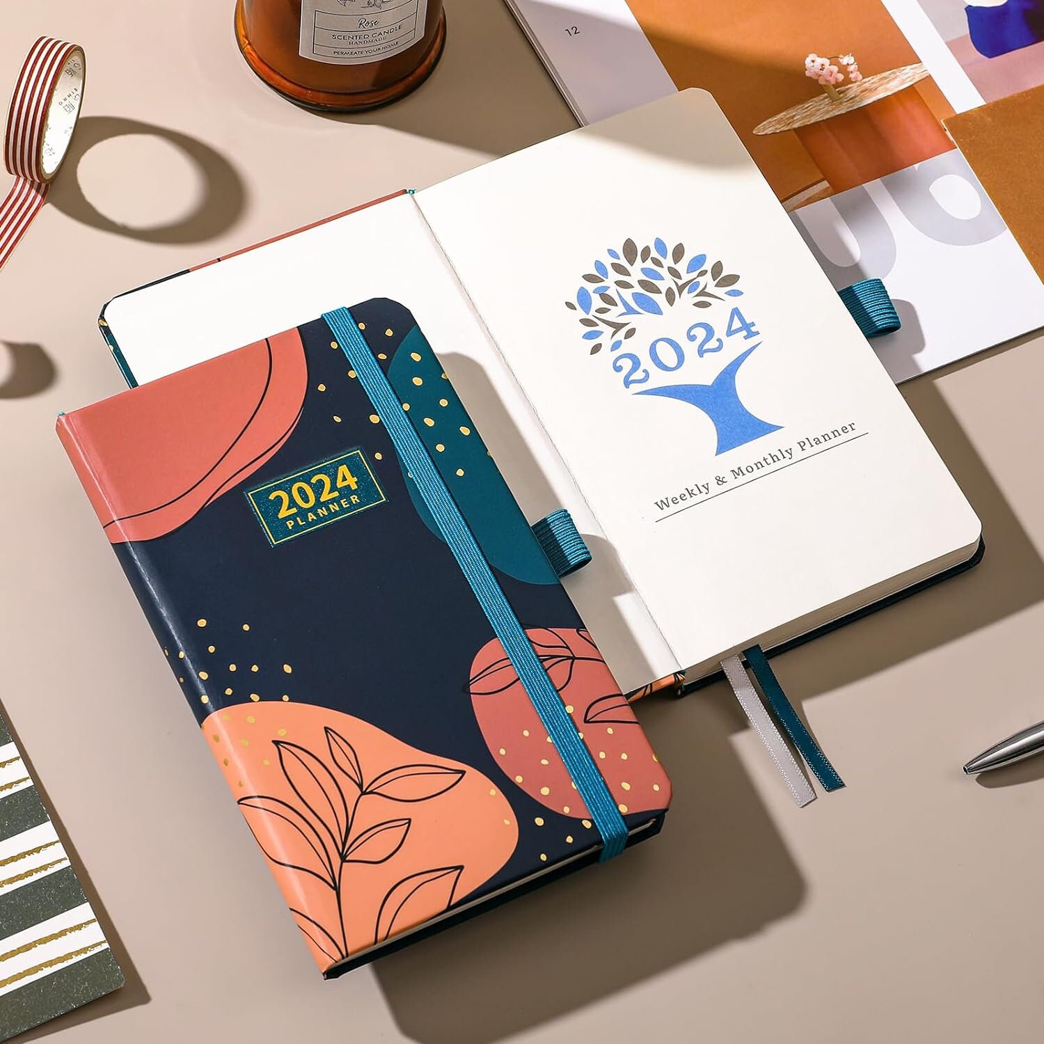 2024 Pocket Planner/calendar, One Year Planner, 2024 Purse Calendar