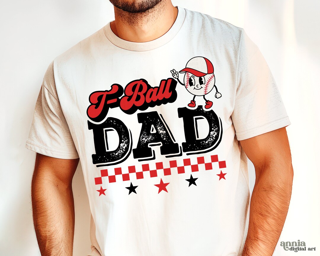 Tee Ball Dad Shirt Teeball Coach Tee Ball Shirt Best Dad