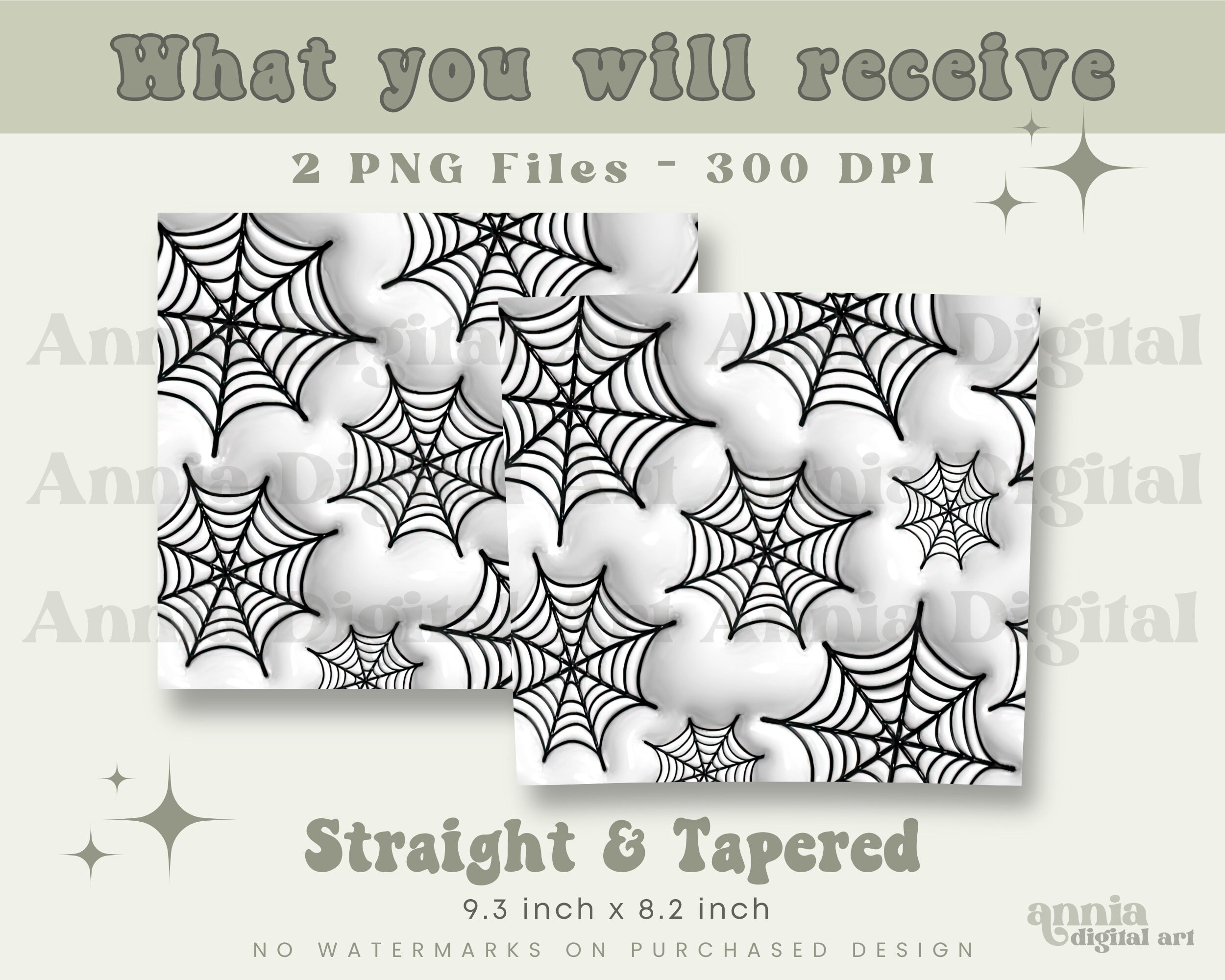 3D Spider Web Tumbler Wrap, Inflated Halloween 20oz Skinny Tumbler ...