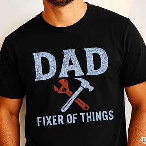 Dad Fixer Of Things Png, Funny Fathers Day Shirt Sublimation Design, Retro Vintage Png For Men, Dad Tools Handyman Png, Father's Day Png