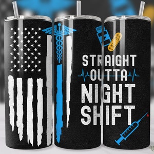 Male Nurse Tumbler Wrap, CNA 20oz Skinny Tumbler Sublimation Design for Men, Registered Nurse Doctor Straight & Tapered Tumbler PNG