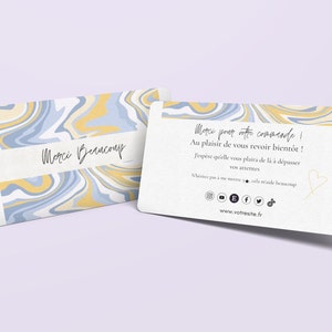 Orders thank you card / Custom card / design / templates