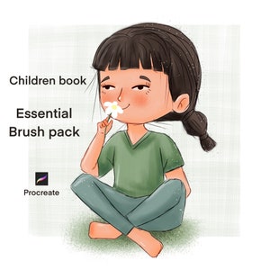 Children book brush pack, children book pencils, children book essential brushes, procreate brushes, procreate pencils, brush for procreate