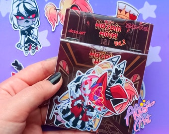 Hazbin Hotel Sticker Pack (VOL. 2) - Kawaii Characters - Hazbin Hotel Fanart