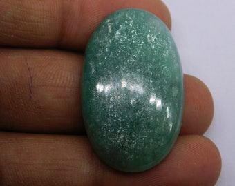 Amazonite Gemstone, Natural Amazonite Cabochon, Hand Polished Amazonite Loose Stone For Jewelry Making 44Cts.36X22 mm