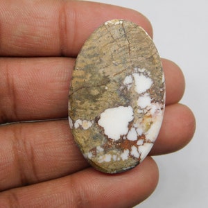 HIgh Wild Horse Magnesite, Cabochon, Wild Horse Cabochon, Magnesite Wild Horse Loose Gemstone Jewelry Making Stone, 69cts. image 8