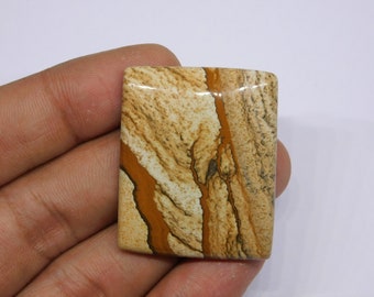 Natural Picture jasper gemstone Picture Jasper Cabochons & loose stone jewelry making Picture Jasper 64Cts.