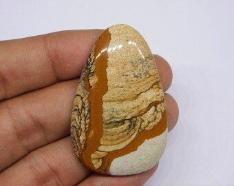 Natural Picture jasper gemstone Picture Jasper Cabochons & loose stone jewelry making Picture Jasper 73Cts.