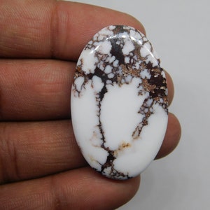 HIgh Wild Horse Magnesite, Cabochon, Wild Horse Cabochon, Magnesite Wild Horse Loose Gemstone Jewelry Making Stone, 69cts. image 7