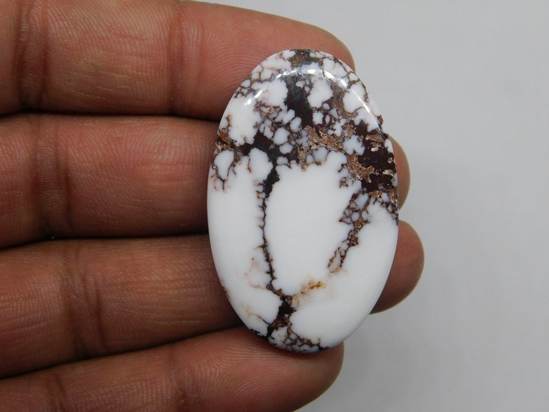 HIgh Wild Horse Magnesite, Cabochon, Wild Horse Cabochon, Magnesite Wild Horse Loose Gemstone Jewelry Making Stone, 69cts. image 7