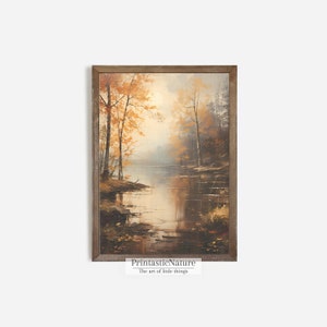Pieza de impresiones de pared de la galería de otoño, impresiones de arte de pared de otoño, decoración rústica de la pared de otoño, arte de la pared de Halloween, impresiones de calabaza, cartel de otoño