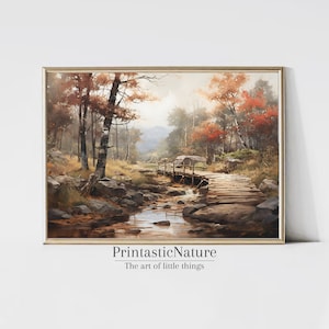 Pieza de impresiones de pared de la galería de otoño, impresiones de arte de pared de otoño, decoración rústica de la pared de otoño, arte de la pared de Halloween, impresiones de calabaza, cartel digital de otoño