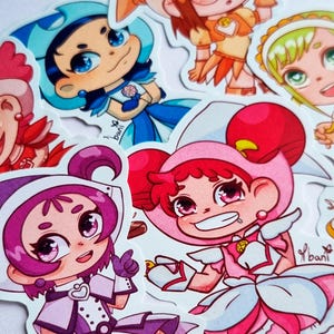 Magical Doremi inspired stickers