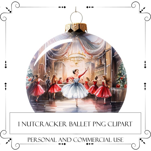 The Nutcracker Watercolor Clipart Printable Junk Journal PNG