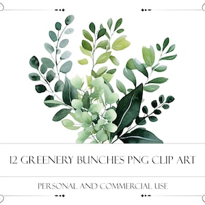 Greenery Png Clipart Wedding Invitations Watercolor Clip Art Green Leaves Watercolor Leaves Foliage Clipart
